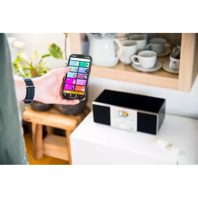 JVC RD-E874B All-in-One-äänijärjestelmä, Internet/DAB+/FM-radio, CD, Bluetooth, 20 W, musta