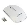 Langaton hiiri GEMBIRD MUSW-4B-01-W, molempikätinen, optinen 1600 DPI, 4 painiketta, RF Wireless, valkoinen