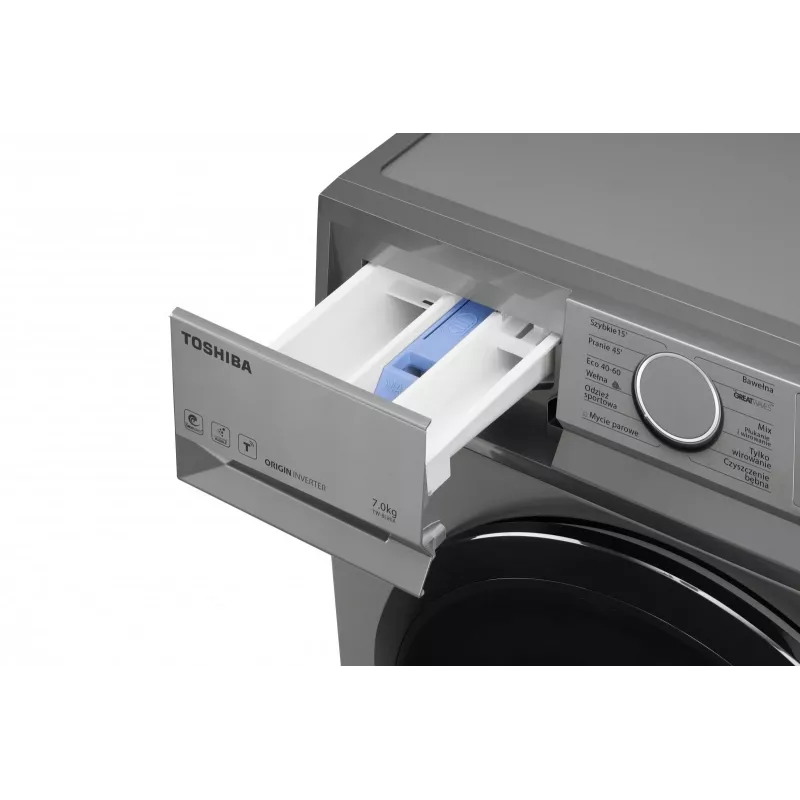 ohut pesukone Toshiba TW-BL80A2PL(SS), 8 kg