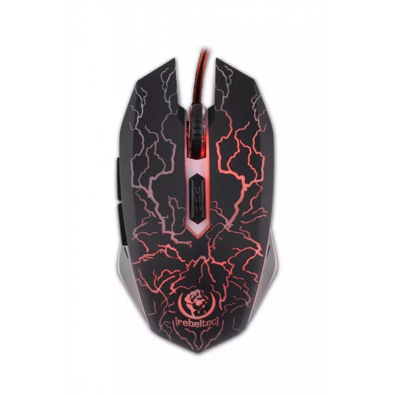 Rebeltec Diablo - hiiri - optinen - 6 painiketta - johdollinen - USB