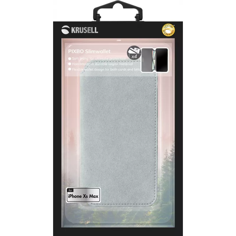 Folio-kotelo Krusell Broby 4 Card SlimWallet iPhone XS Max