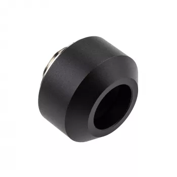 Kovaputkiliitäntäsarja OPTIMUS 12 mm putkille, 6 kpl:n pakkaus asennustyökalulla, musta