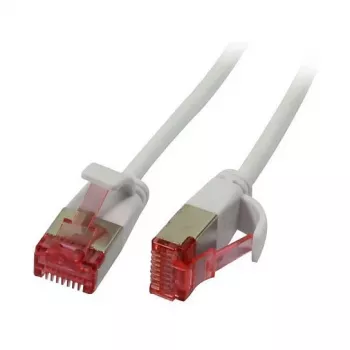Synergy 21 RJ45-verkkokaapeli CAT6 250 MHz 1,5 m valkoinen U/FTP litteä pyöreä d 3,6 mm - kaapeli - verkko