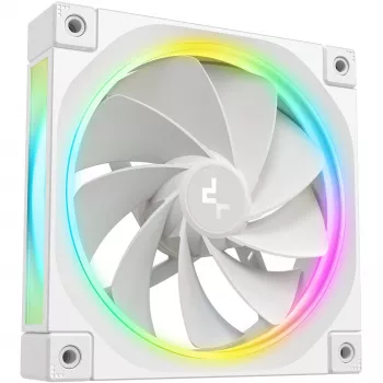 DeepCool FL12R 120 mm PC-tuuletin, valkoinen, 2150 RPM, aktiivinen PFC, ARGB-taustavalo