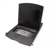 Kehikkokonsoli VALUE 26.99.0162 — 17 tuuman (43,2 cm) 1280x1024 1U, USB-näppäimistö/hiiri, musta