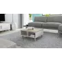 Cama LOTTA 60 olohuoneen pöytä valkoinen/Sonoma-tammi