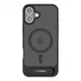 Torras PSTAND Series -kuori iPhone 16:lle, musta