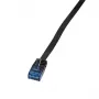 Logilink CF2113U Ethernet-patchkaapeli musta