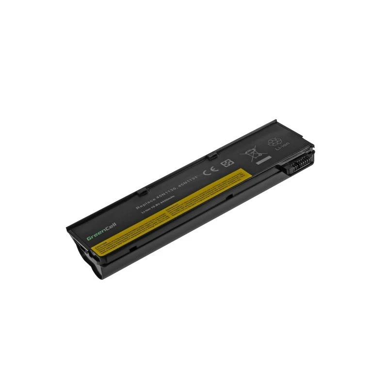 Akku Green Cell LE57V2 Lenovo ThinkPad L450 T440 T450 X240 X250 — Li-Ion 4400 mAh, musta