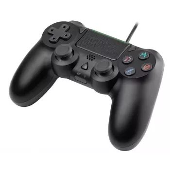 Kaapelipeliohjain TRACER SHOGUN PRO musta — 16 painiketta, analoginen/digitaalinen, 1,5 m kaapeli, värinä, PC/PS4/PS3