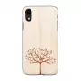 Älypuhelinkotelo man and wood iPhone XR:lle — omenapuuta, musta pinta