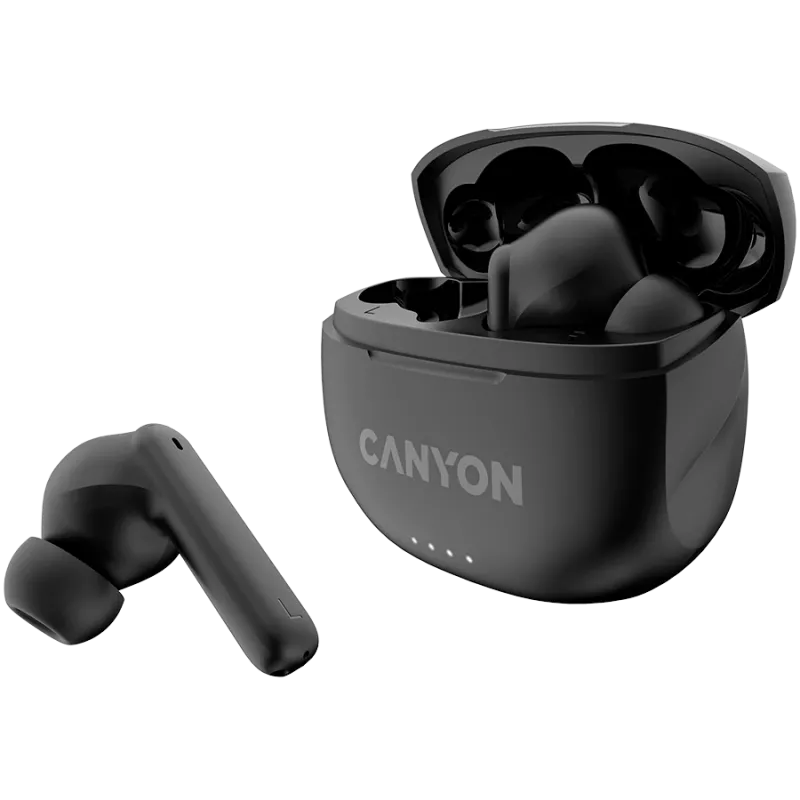 Bluetooth-headset TWS-8 ENC Earbuds/BT 5.3 musta