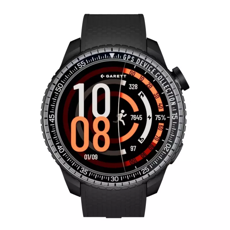 Älykello Garett Compass GPS musta — Garett Compass GPS -älykello, musta