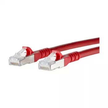 MetzConnect BTR - verkkokaapeli - RJ-45 (M) - RJ-45 (M) - 3 m - suojattu - (CAT 6a) - halogeeniton - punainen (1308453066-E)