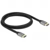 HDMI-kaapeli DeLOCK Ultra High Speed 48 Gbps 8K 60 Hz harmaa 1 m