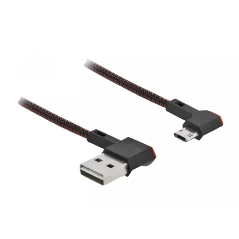 USB-kaapeli DeLOCK EASY-USB 2.0 Type-A / Micro-B-uros, 2 m, musta