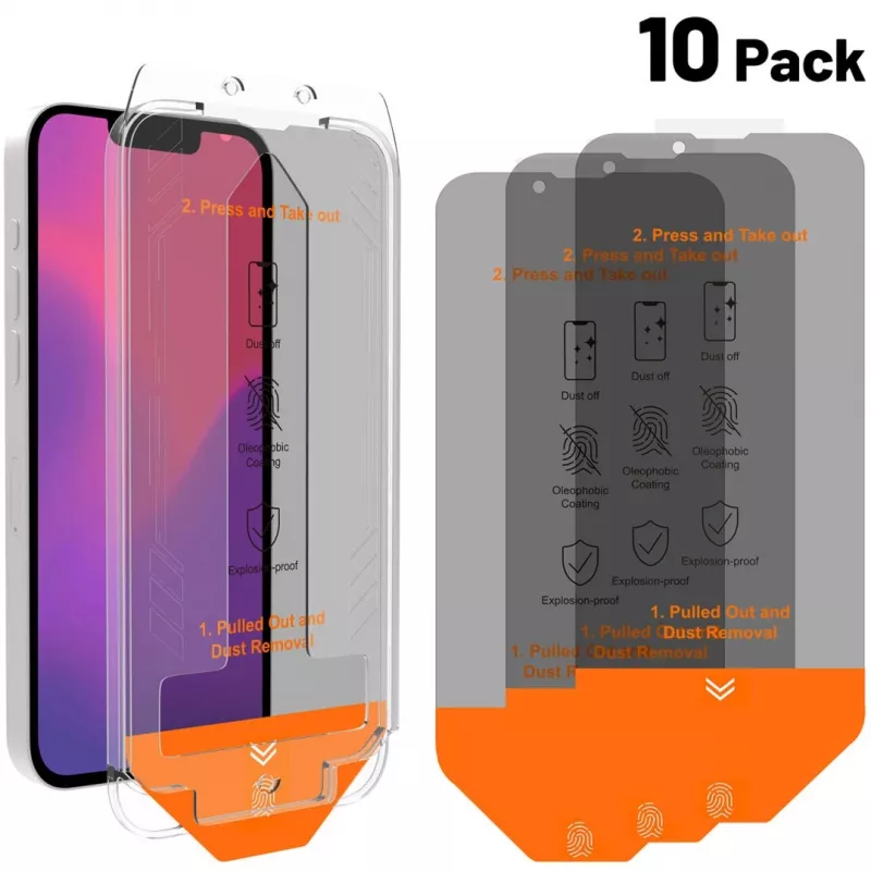 4smarts Second Glass Privacy 10 kpl:n huoltopakkaus Apple iPhone 16e -puhelimelle, 541425