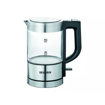 Severin WK 3472 vedenkeitin 0,5 l hopea 1 100 W (WK3472)