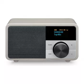 Pöytäradio Sangean DDR-7 Glacier Silver digitaalisella virittimellä ja Bluetoothilla