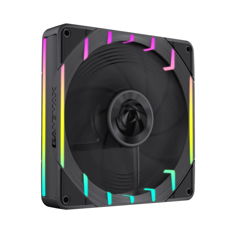 GAMEMAX TORNADO T14 ARGB-R 140mm kotelotuuletin - musta