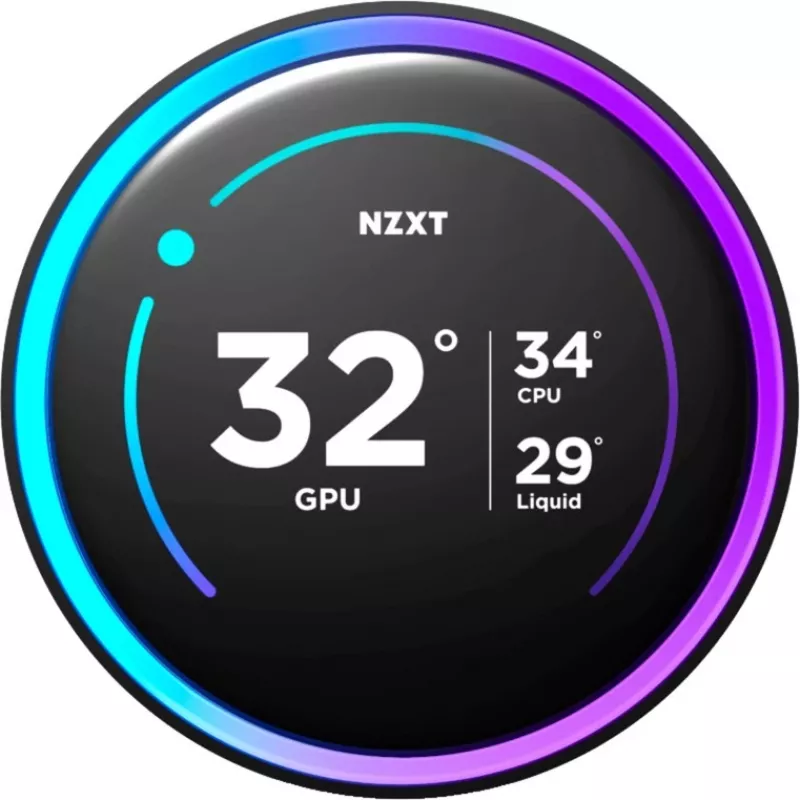NZXT KRAKEN Elite V2 240 nestejäähdytys näyttö musta RL-KN24E-B2 (RL-KN24E-B2)