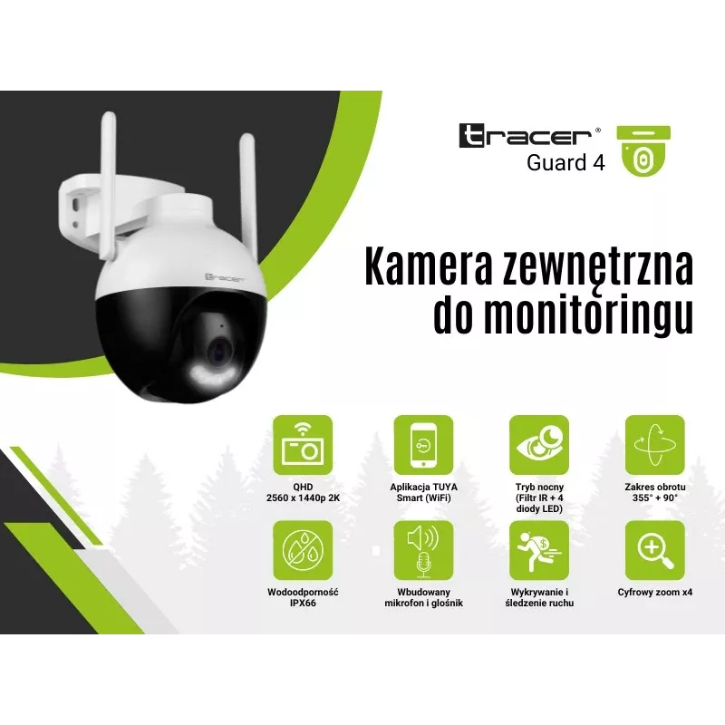 Valvontakamera Tracer 47376 GUARD 4 HD