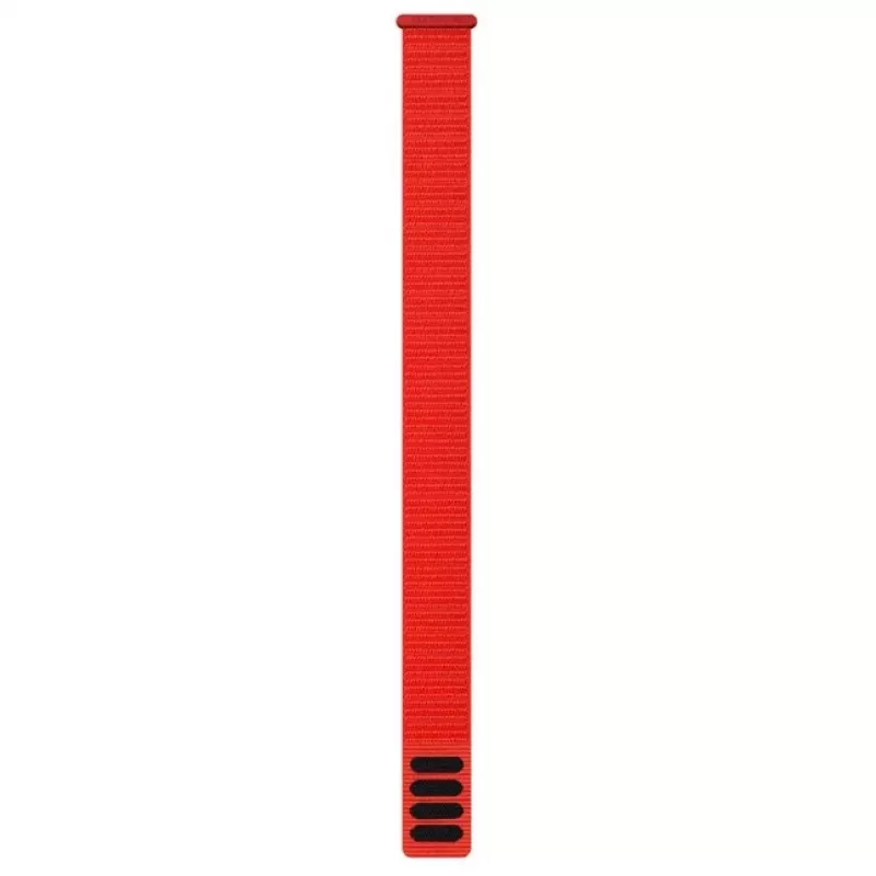 Garmin UltraFit -kellonranneke 22 mm nylon liekinpunainen (010-13306-12)