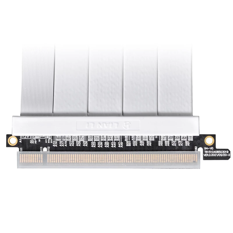 Lian Li PW-PCIV-4-90W PCIe 4.0 riser-kaapeli 900 mm valkoinen
