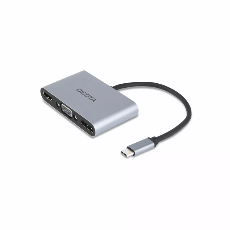 DICOTA D32064 telakointiasema tablet/älypuhelin/kannettava tietokone hopea