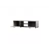TV-taso cama meble SOHO 140x43x37 cm — kansi cashmere, musta runko
