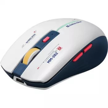 Langaton pelihiiri DEFENDER MM-282 RF — molempikätinen, optinen 1800 DPI, 5 painiketta, USB, paristokäyttöinen