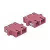Kuitu-SC-liitin naaras-naaras DELOCK 85998, violetti, 4 kpl:n pakkaus
