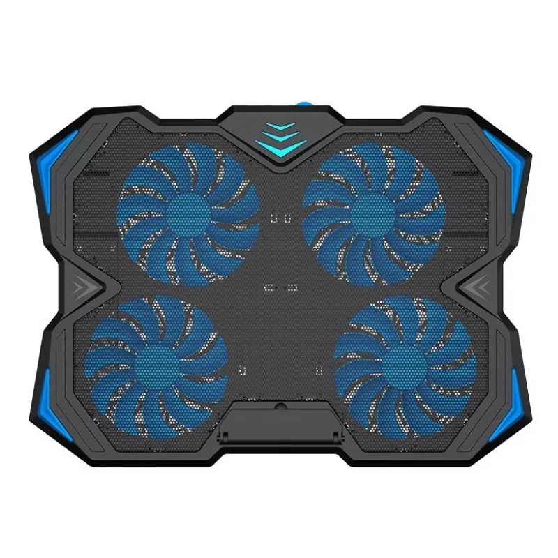 Tracer Gamezone Turbo kannettavan jäähdytysalusta enintään 17", 4 tuuletinta 140 mm, USB-keskitin, sininen LED, musta