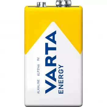 Varta ENERGY 9 V alkaliparisto — 9 V, 48,5 mm korkeus, 46 g, 1 kpl