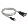 DeLOCK sovitin USB 2.0 Type-A - sarjaportti RS-232 D-Sub 9 + D-Sub 25