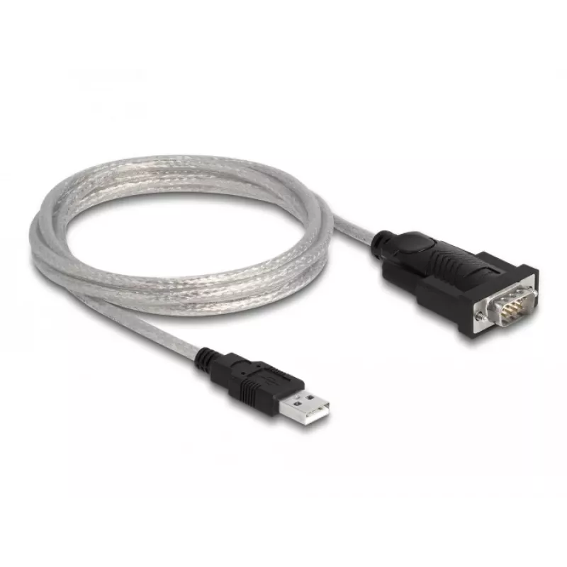 DeLOCK sovitin USB 2.0 Type-A - sarjaportti RS-232 D-Sub 9 + D-Sub 25