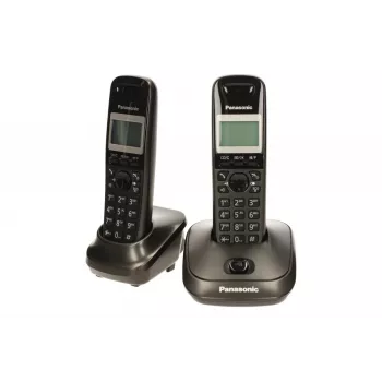 Panasonic KX-TG2512 DECT-puhelin harmaa numeronäyttö