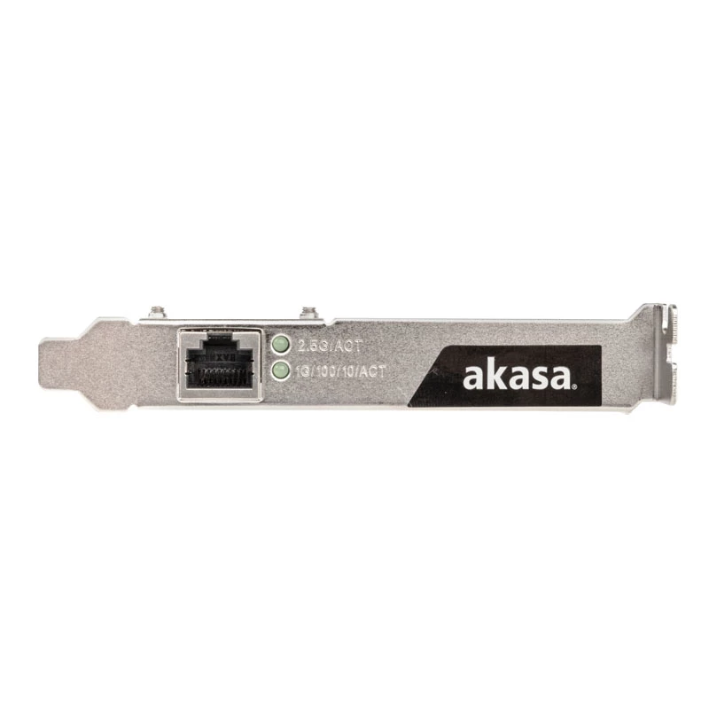 Akasa AK-PCCE25-01 - Sisäänrakennettu - Johdollinen - PCI Express - Ethernet - 2500 Mbit/s
