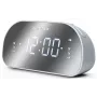 Kelloradio Muse M-170CMR — digitaalinen kelloradio, 1,2 tuuman LED-näyttö, FM, AC 230V, AAA-varmistus, peili/valkoinen