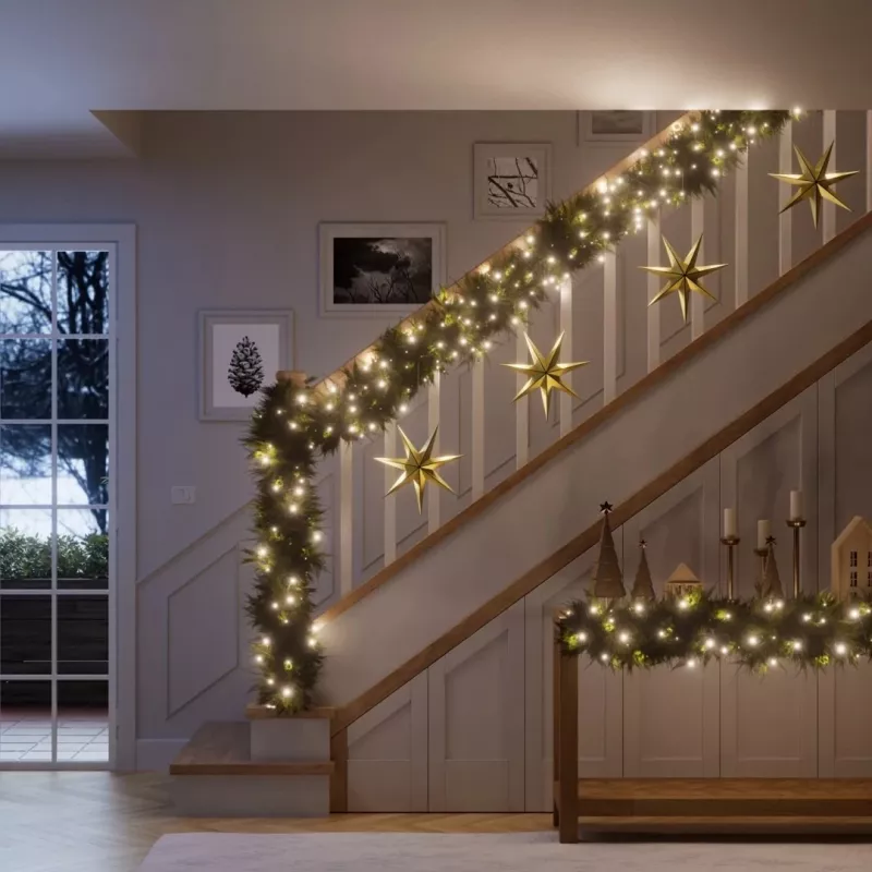 NANOLEAF 1D STARTER KIT 250 LED 20 m IP44 älykäs jouluvalosarja (NF084K02-20XLS)