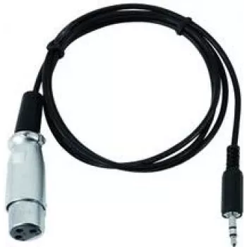 DMX-adapteri EUROLITE 51916210, 3,5 mm liitin XLR:ään, 1 m kaapeli
