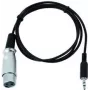 DMX-adapteri EUROLITE 51916210, 3,5 mm liitin XLR:ään, 1 m kaapeli