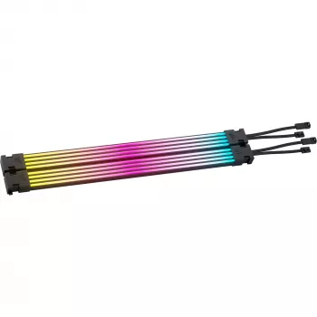 iCUE ARGB PSU -kaapelilistat, LED-nauha 2x 240mm, virtalähteen kaapeleihin