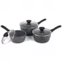 Keittosarja Salter BW11460BRMFOB 3 kpl alumiini musta