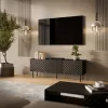 Cama LUCCA 3D TV-taso 165x40x59 musta