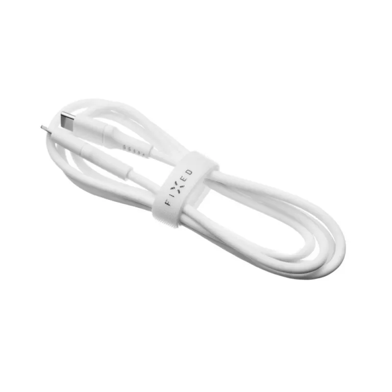 Nestemäinen silikoni kiinteä kaapeli FIXDLS-CC12-WH 60W valkoinen USB-datakaapeli