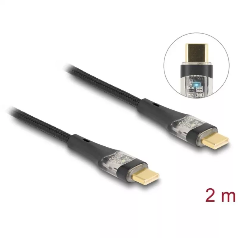 Delock 80764 USB-kaapeli musta