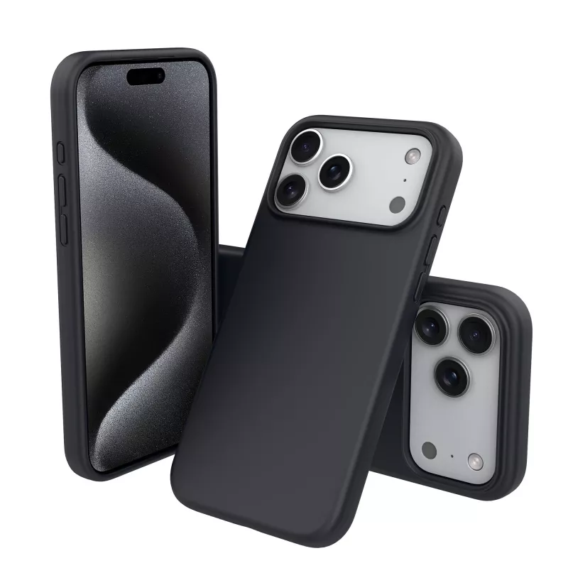 NEVOX StyleShell SHOCK (musta, iPhone 17 Pro Max, MagSafe-yhteensopiva)
