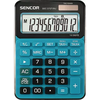 Laskin SEC 372BU pöytä, 12-numeroinen LCD