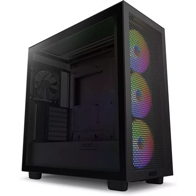 NZXT H7 Flow RGB Midi Tower musta